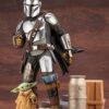 Figura Mandalorian Y The Child The Mandalorian Star Wars Escala 1/7 Artfx Kotobukiya