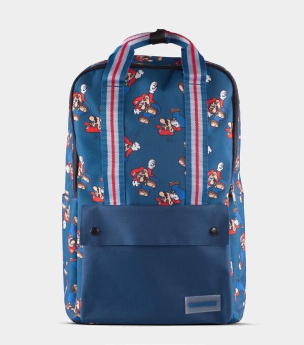 Mochila Super Mario Nintendo Azul