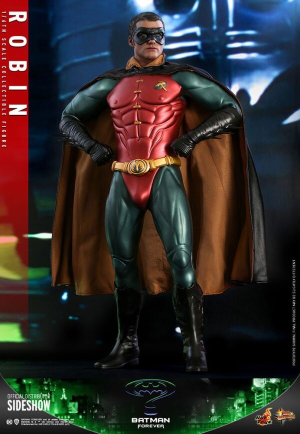 Set 2 Figuras Batman y Robin Batman Forever Hot Toys Escala 1/6