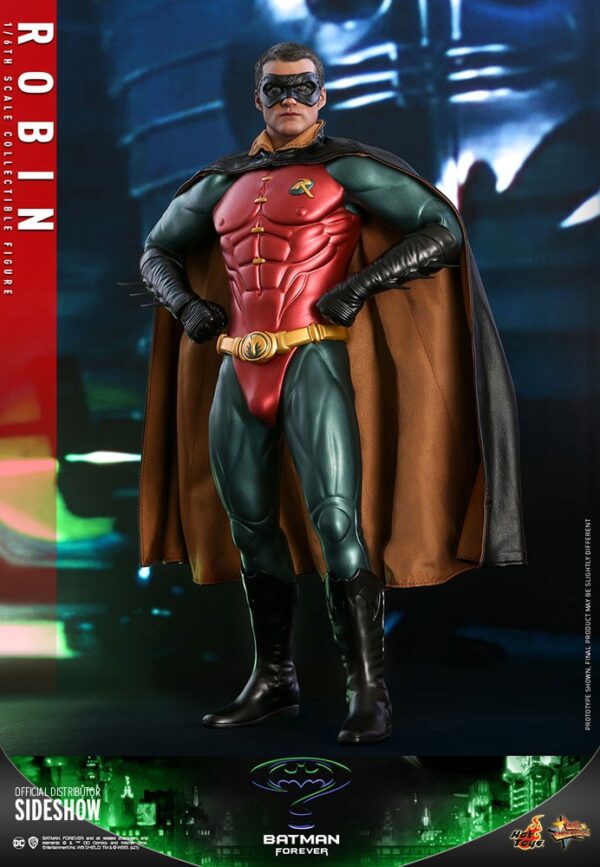 Set 2 Figuras Batman y Robin Batman Forever Hot Toys Escala 1/6