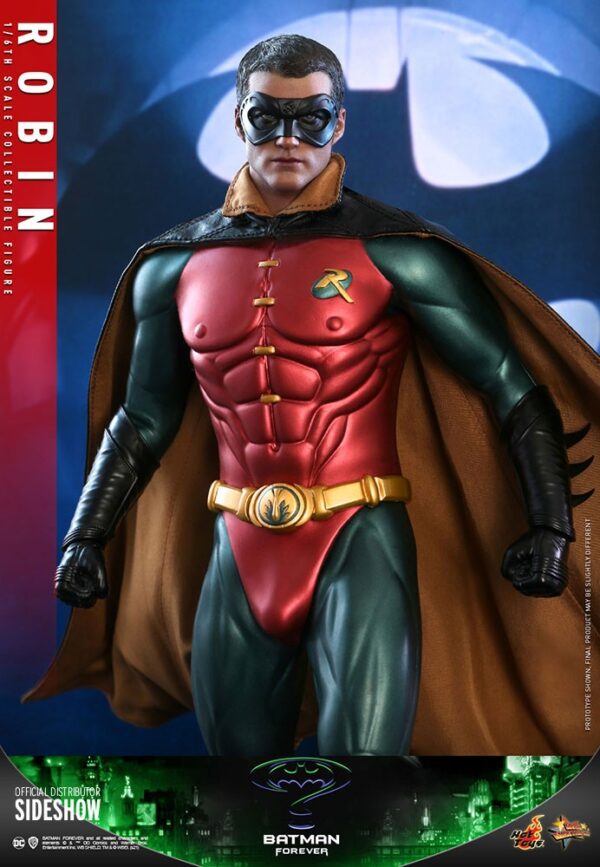 Set 2 Figuras Batman y Robin Batman Forever Hot Toys Escala 1/6