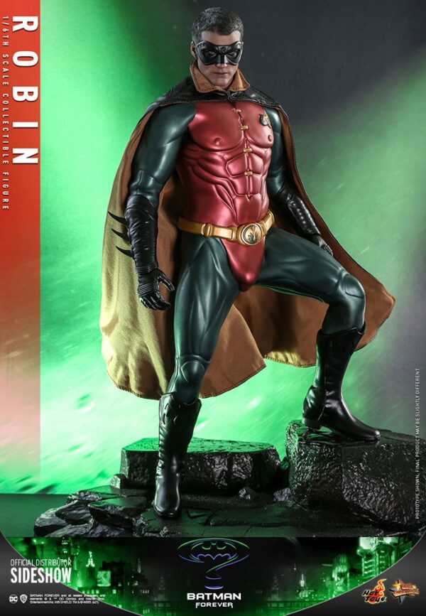 Set 2 Figuras Batman y Robin Batman Forever Hot Toys Escala 1/6
