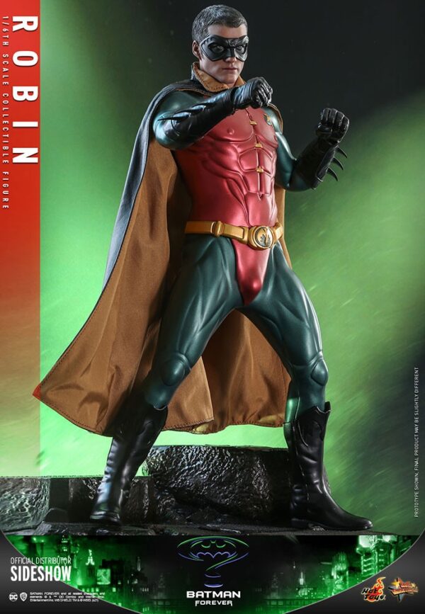 Set 2 Figuras Batman y Robin Batman Forever Hot Toys Escala 1/6