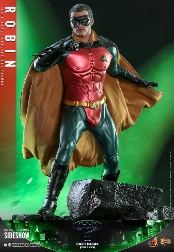 Set 2 Figuras Batman y Robin Batman Forever Hot Toys Escala 1/6