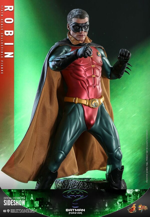 Set 2 Figuras Batman y Robin Batman Forever Hot Toys Escala 1/6