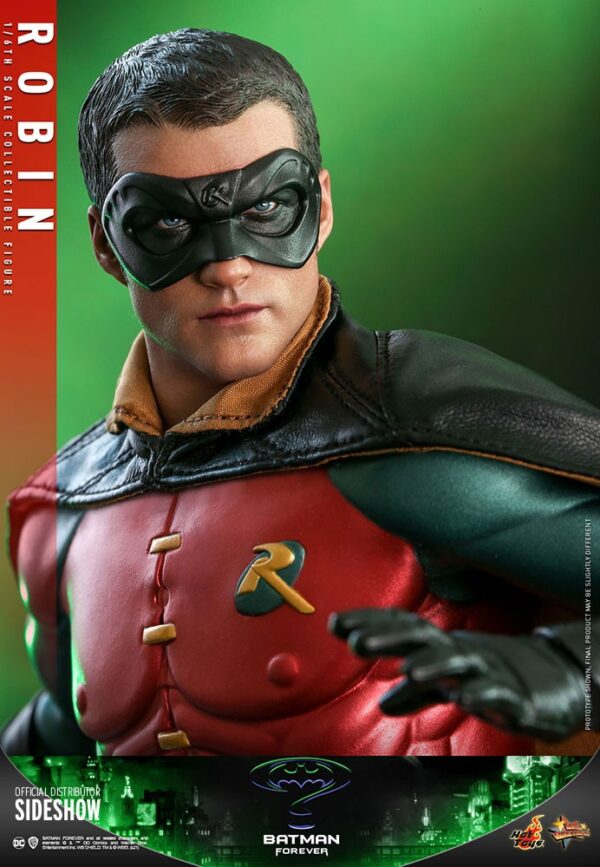 Set 2 Figuras Batman y Robin Batman Forever Hot Toys Escala 1/6