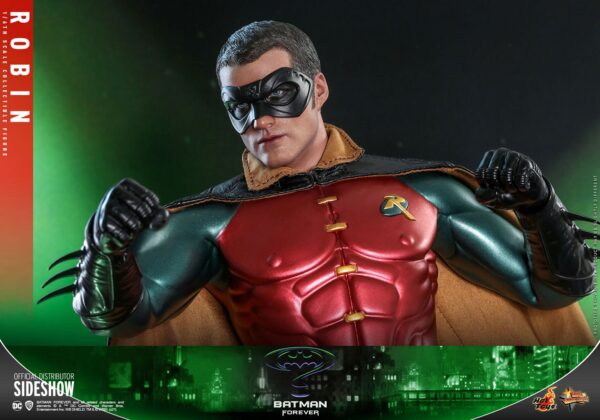 Set 2 Figuras Batman y Robin Batman Forever Hot Toys Escala 1/6