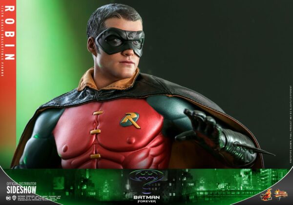 Set 2 Figuras Batman y Robin Batman Forever Hot Toys Escala 1/6