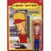 Set 2 Figuras Beavis y Butt-Head Burguer Reaction Super7