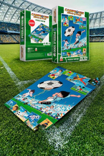 Puzzle Campeones Oliver Y Benji Captain Tsubasa Oliver Chutando 1000 Piezas