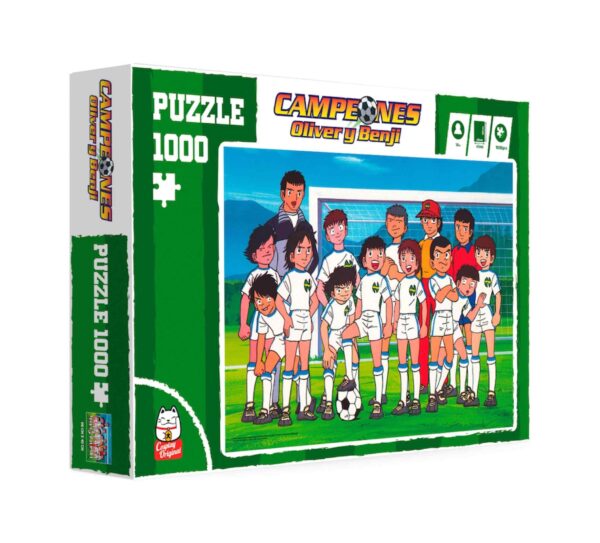 Puzzle Campeones Oliver Y Benji Captain Tsubasa Equipo 1000 Piezas