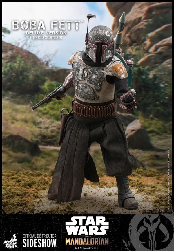 Figura Boba Fett Deluxe The Mandalorian Star Wars Hot Toys