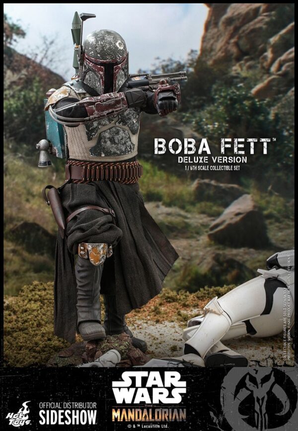 Figura Boba Fett Deluxe The Mandalorian Star Wars Hot Toys