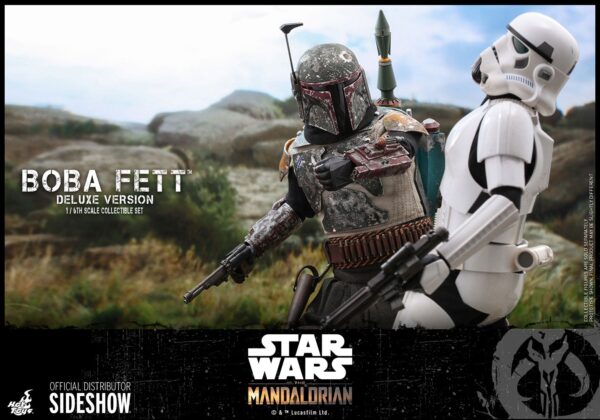 Figura Boba Fett Deluxe The Mandalorian Star Wars Hot Toys