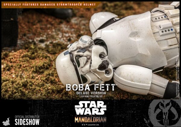 Figura Boba Fett Deluxe The Mandalorian Star Wars Hot Toys