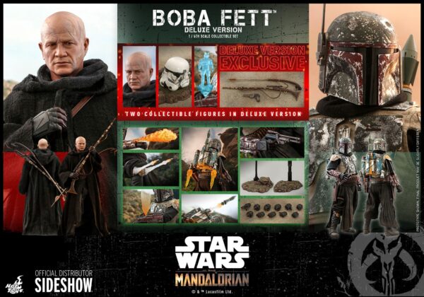 Figura Boba Fett Deluxe The Mandalorian Star Wars Hot Toys