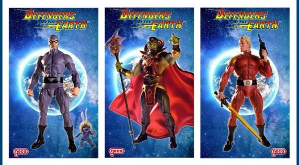 Set 3 Figuras Defensores de la Tierra Series 1NECA