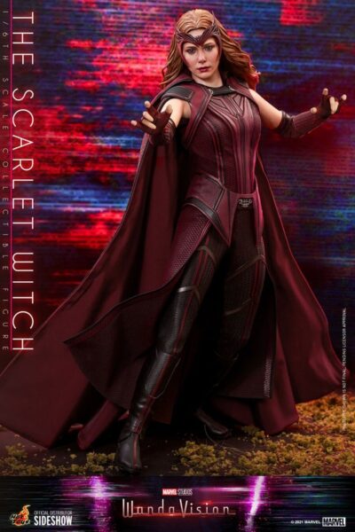 Figura Bruja Escarlata Scarlet Witch Wandavision Hot Toys
