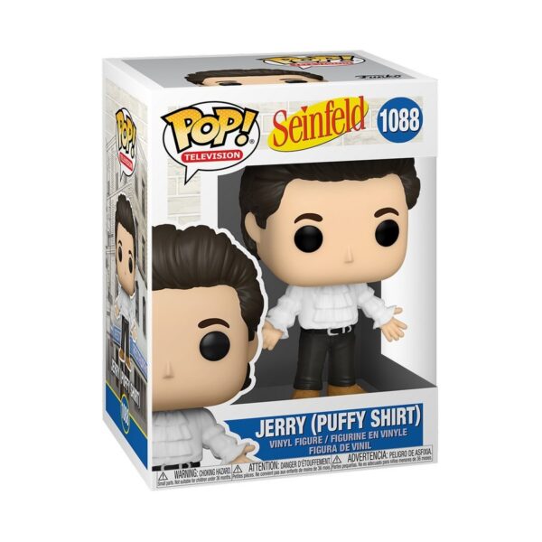 Figura Jerry Seinfeld Con Camisa Funko Pop TV 1088