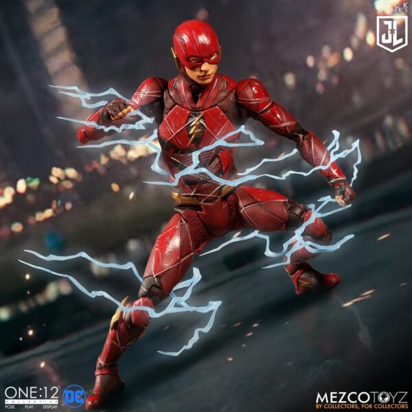 Set Deluxe Figuras Superman, Batman y Flash Zack Snyder's Justice League Mezco The One 12: Collective
