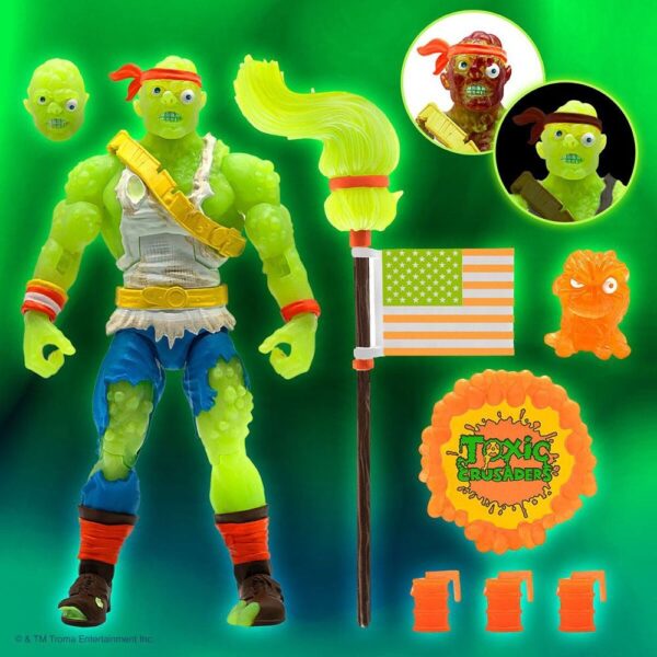 Figura Toxic Crusaders Ultimates Radioactive Red Rage Super7