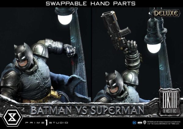 Estatua Batman vs Superman The Dark Knight Master Race Deluxe Bonus Version Escala 1:3 Prime1 Studio