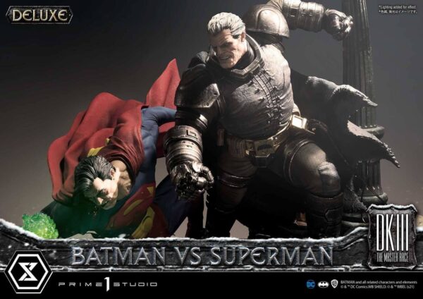 Estatua Batman vs Superman The Dark Knight Master Race Deluxe Bonus Version Escala 1:3 Prime1 Studio