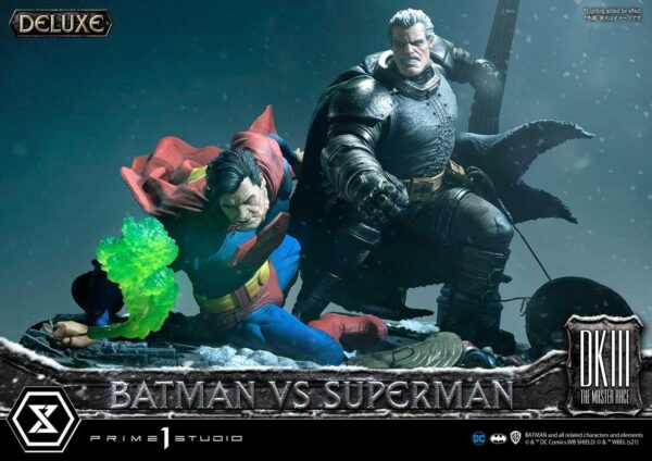 Estatua Batman vs Superman The Dark Knight Master Race Deluxe Bonus Version Escala 1:3 Prime1 Studio