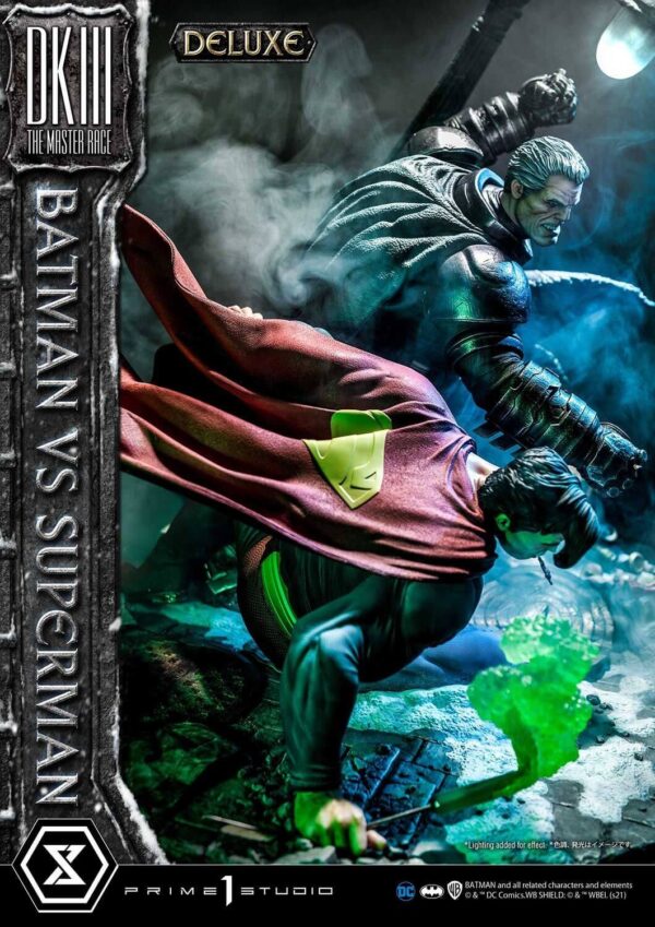 Estatua Batman vs Superman The Dark Knight Master Race Deluxe Bonus Version Escala 1:3 Prime1 Studio