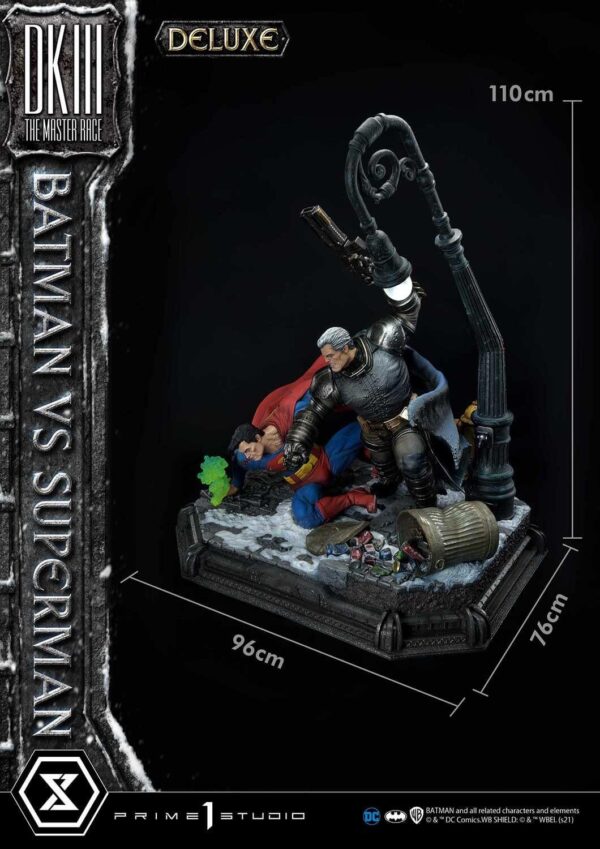 Estatua Batman vs Superman The Dark Knight Master Race Deluxe Bonus Version Escala 1:3 Prime1 Studio