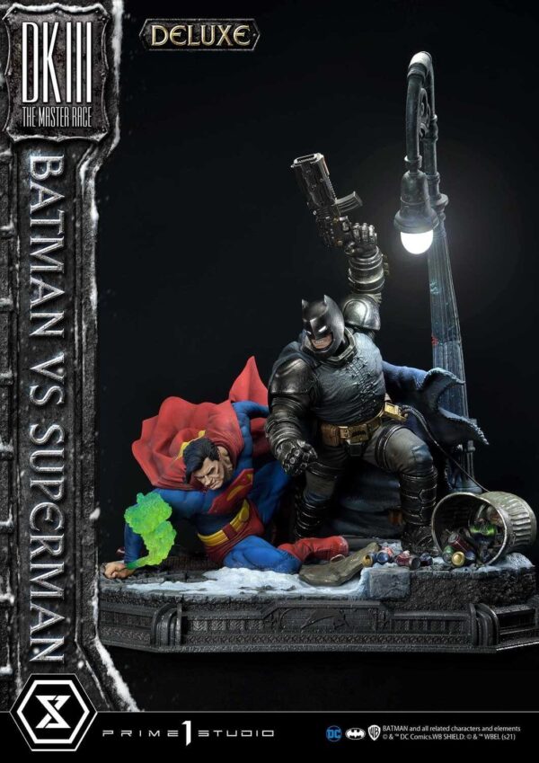 Estatua Batman vs Superman The Dark Knight Master Race Deluxe Bonus Version Escala 1:3 Prime1 Studio