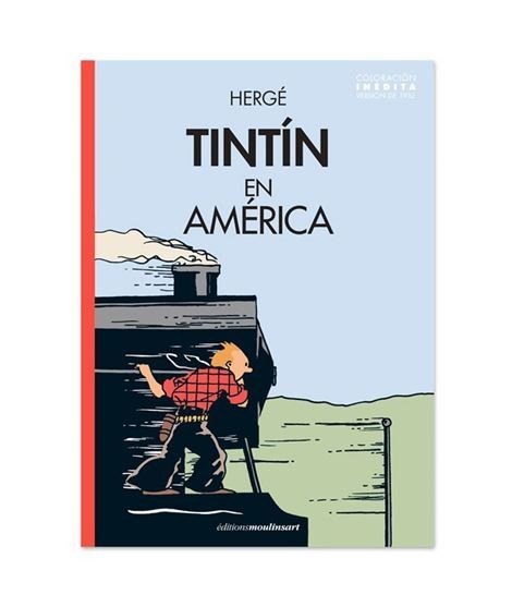 Tintin En América (Cubierta Locomotora. Coloreado)