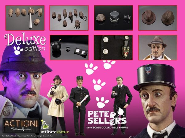 Figura Peter Sellers Inspector Clouseau Deluxe Version Infinite Statue Escala 1/6