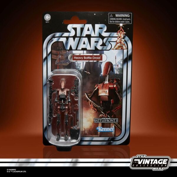 Figura Heavy Battle Droid (Battlefron II) Star Wars Vintage Collection Gaming Greats