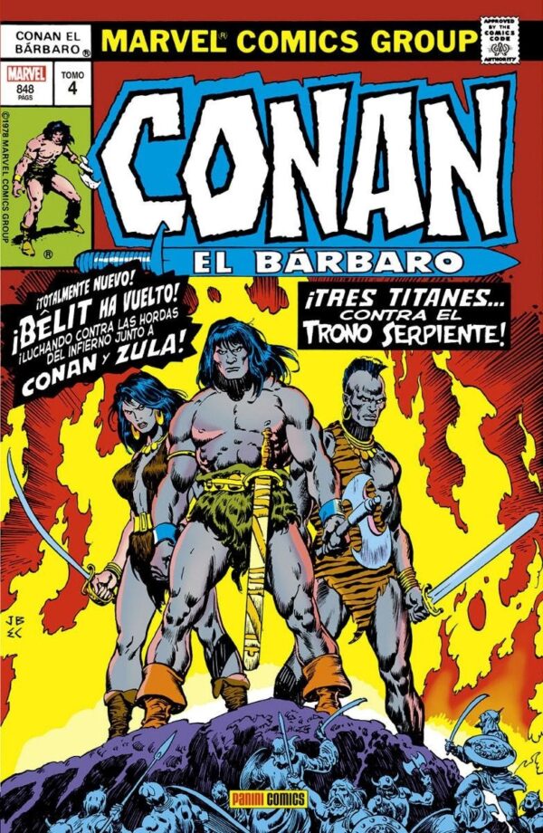 cConan el Bárbaro. La Etapa Marvel Original 4. (Marvel Omnibus)