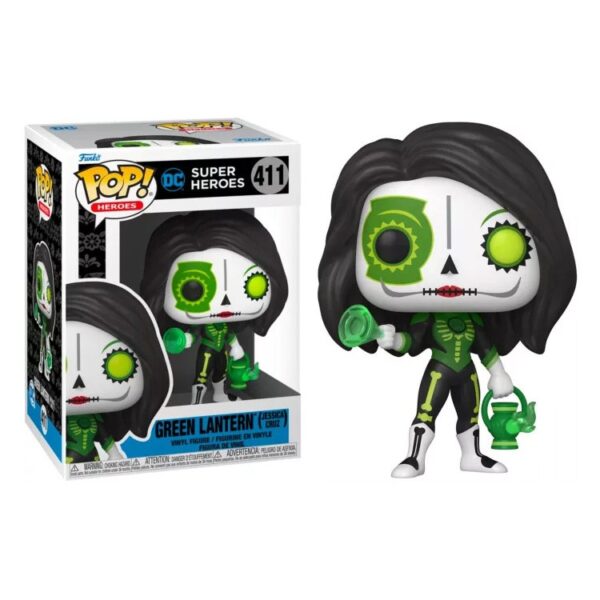 Figura Green Lantern Jessica Cruz Día De Los Muertos DC POP Funko 411