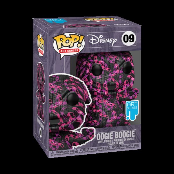 Figura Oogie Boogie Artist's Series con Caja Pesadilla Antes De Navidad POP Funko 9