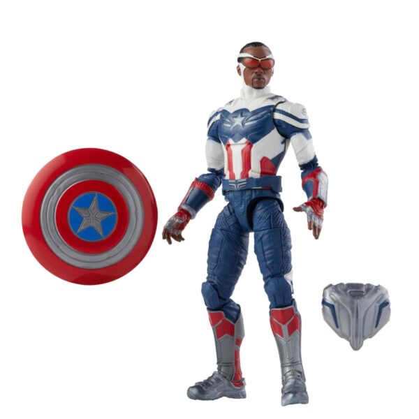Figura Capitán América Sam Wilson The Falcon And The Winter Soldier Marvel legends