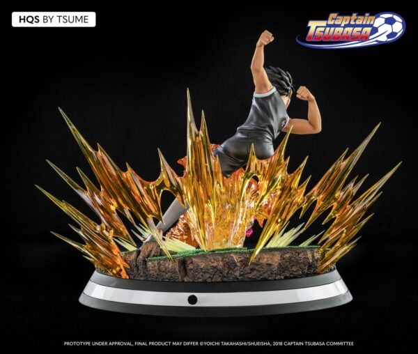 Estatua Kojiro Hyuga Tiger Shot Mark Lenders Captain Tsubasa Campeones 1/6 Tsume