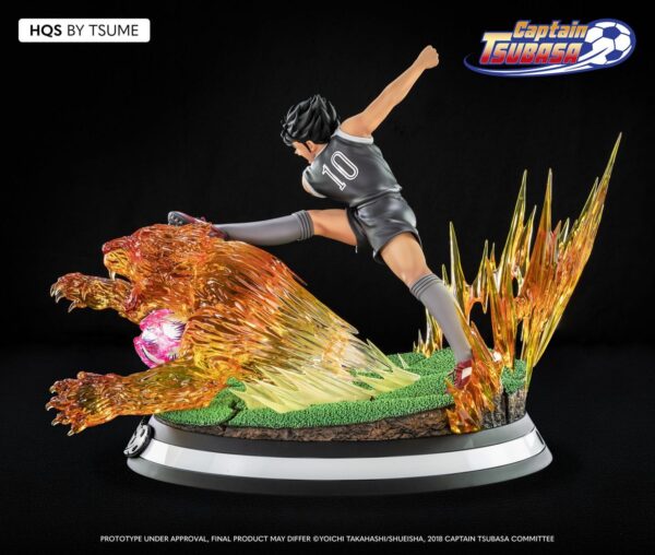 Estatua Kojiro Hyuga Tiger Shot Mark Lenders Captain Tsubasa Campeones 1/6 Tsume
