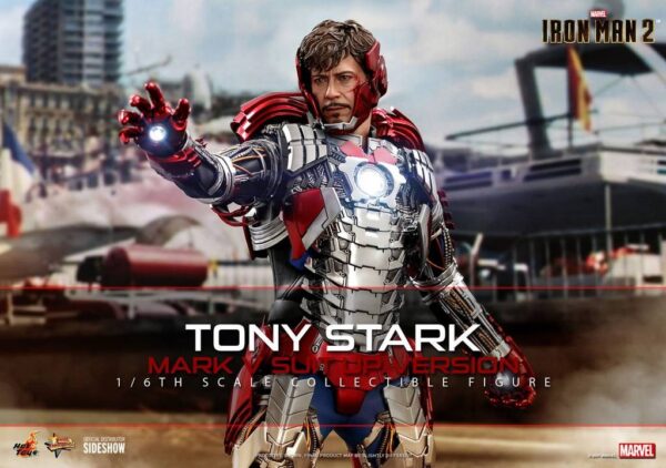 Figura Iron Man Tony Stark Mark V Up Version Hot Toys