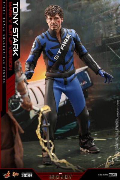 Figura Iron Man Tony Stark Mark V Up Version Hot Toys