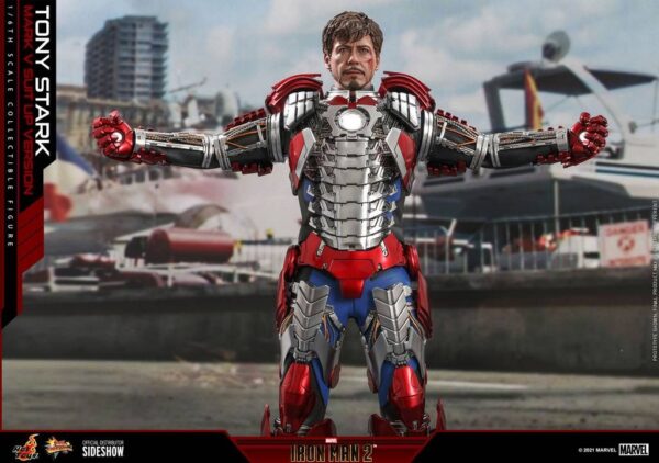 Figura Iron Man Tony Stark Mark V Up Version Hot Toys