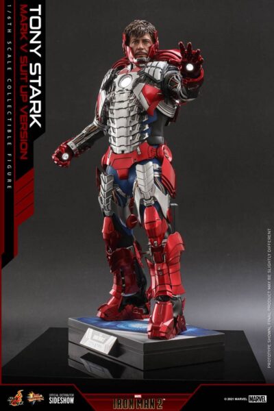 Figura Iron Man Tony Stark Mark V Up Version Hot Toys