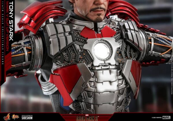 Figura Iron Man Tony Stark Mark V Up Version Hot Toys