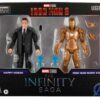Pack Figuras Happy Hogan y Iron Man Mark XXI The Infinity Saga Marvel Legends
