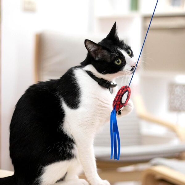 Varita Juguete Para Gato Spiderman