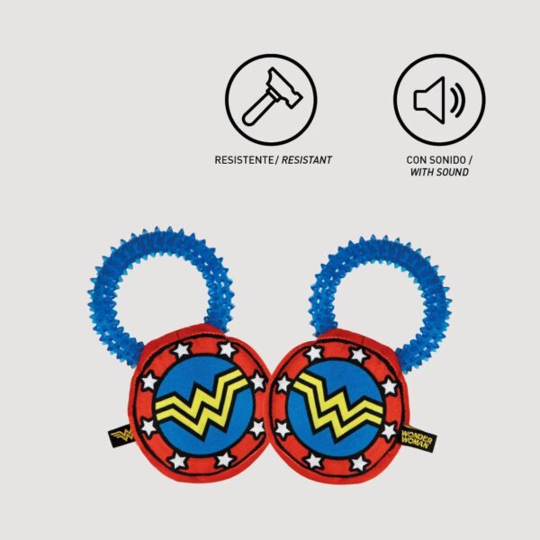 Mordedor Con Sonido Para Perro Wonder Woman