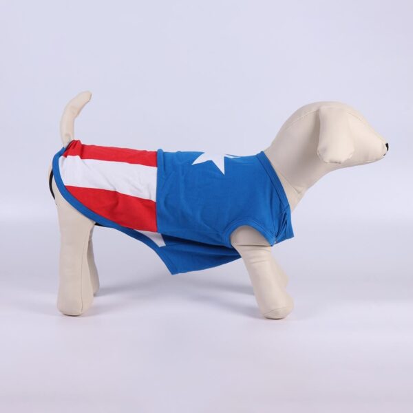 Camiseta Para Perro Capitán América Talla XXS