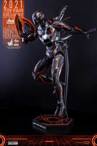 Figura Iron Man Neon Tech 4.0 Hot Toys Escala 1:6